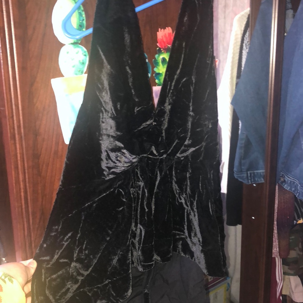 Black Express lowcut shirt